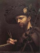 Giovanni Paolo Lomazzo Self-Portrait as Abbot of the Accademiglia oil on canvas